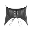 GROMMET LACE-UP LEATHER CORSET BELT